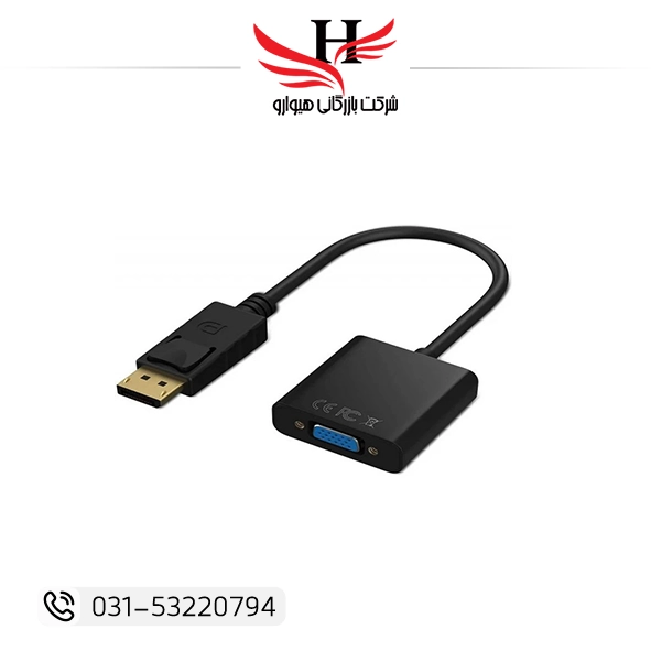 تصویر تبدیل تصویر دی نتD-NET DISPLAY TO VGA DT-408